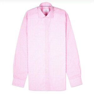 Eton Men's Contemporary-Fit Check Dress Shirt - Size 15